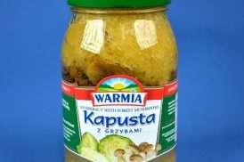 Kapusta kwaszona z grzybami lesnymi