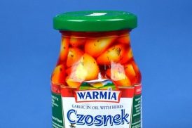 Czosnek w oleju z ziolami